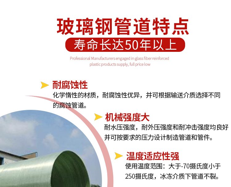 玻璃鋼管道防腐 玻璃鋼管道防腐