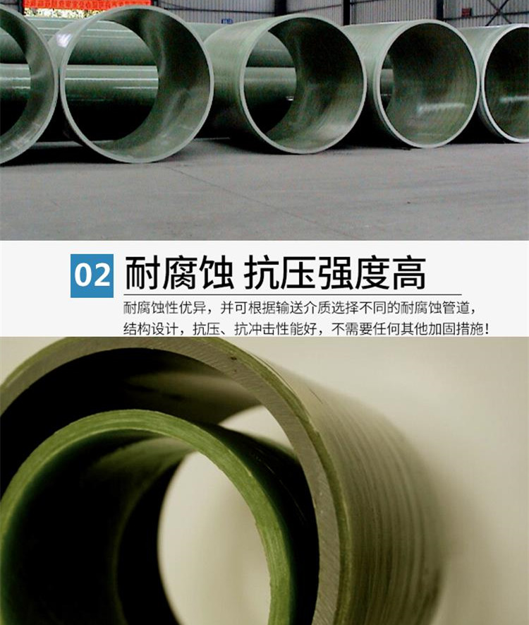 離心澆鑄工藝玻璃鋼夾砂管廠家 離心澆鑄工藝玻璃鋼夾砂管廠家