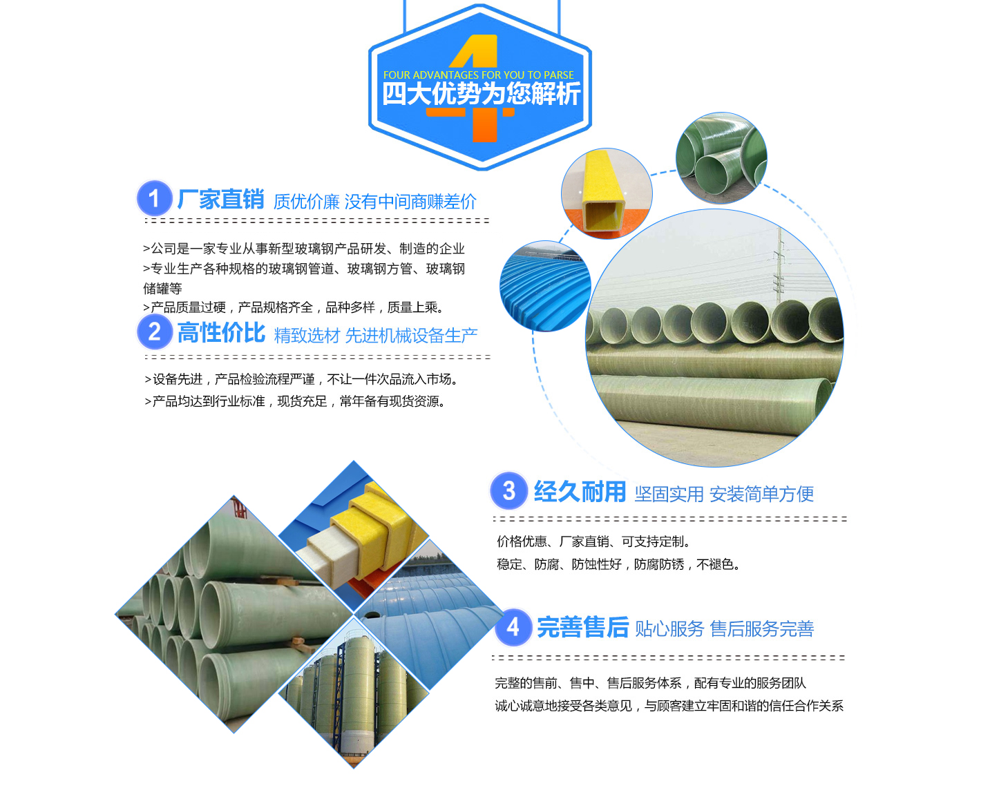 如何連接玻璃鋼夾砂管連接方式有哪些? 如何連接玻璃鋼夾砂管連接方式有哪些?